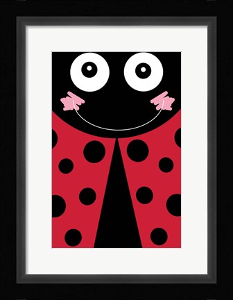 Framed Lady Bug Print