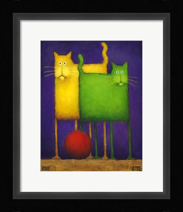 Framed Double Trouble I Print