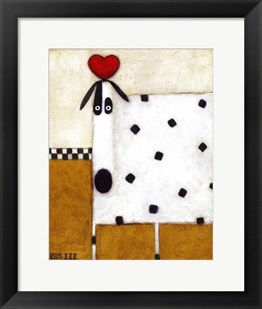 Framed Love Dog Print