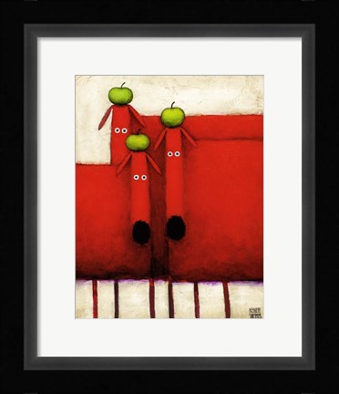 Framed Tres Amigos Art Print