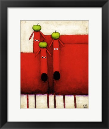 Framed Tres Amigos Art Print