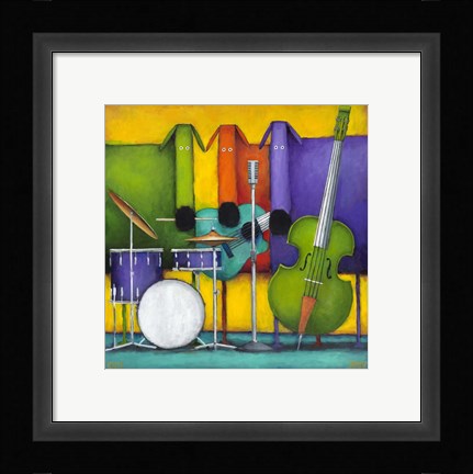 Framed Jam Dogs II Print