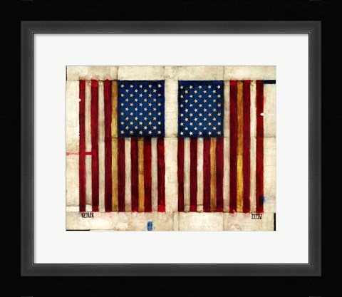 Framed Flag Day Print