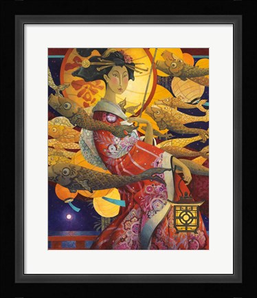 Framed Evening Stroll Print