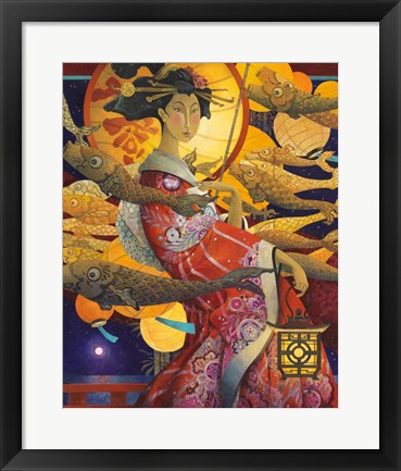 Framed Evening Stroll Print