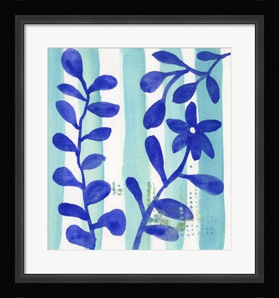 Framed Talavera Blu Print