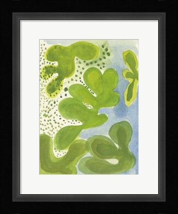 Framed Green Lagoon Print