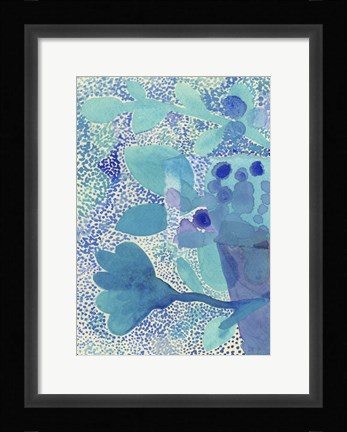 Framed Jardin du Mer Print