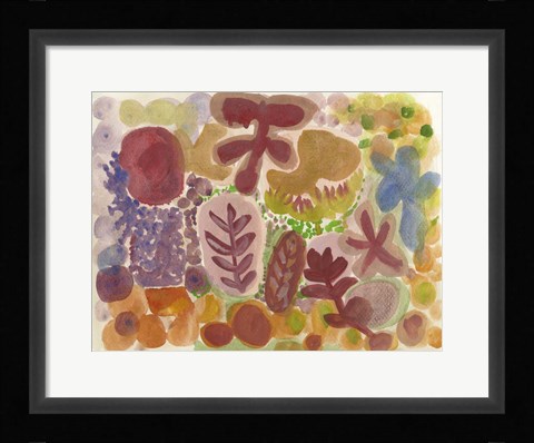 Framed Garden of Pink Print