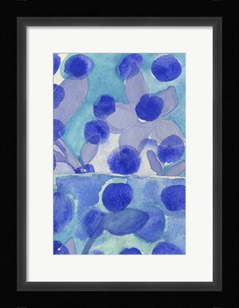 Framed Flor de Talavera Print