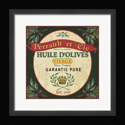 Framed Olive Oil II Print