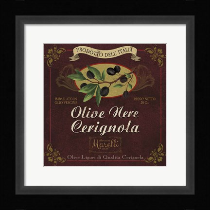 Framed Olives Print