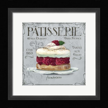 Framed Patisserie 1 Print