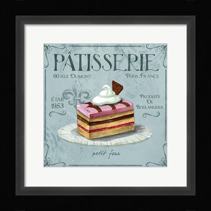 Framed Patisserie 2 Print