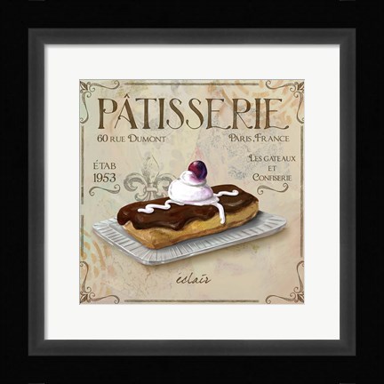 Framed Patisserie 3 Print