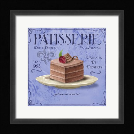 Framed Patisserie 6 Print