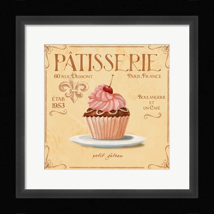 Framed Patisserie 10 Print