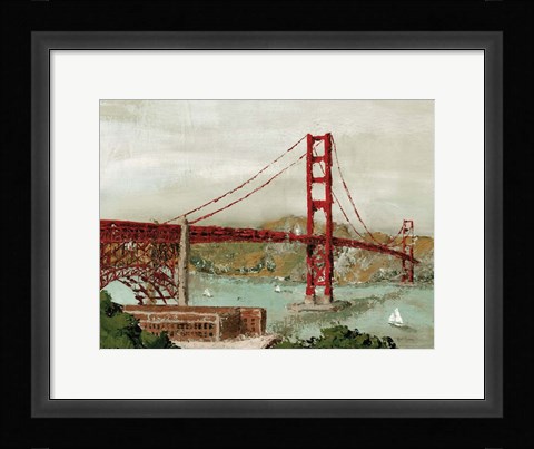 Framed Golden Gate Bridge Print