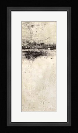 Framed Reflection in Ebony Panel I Print