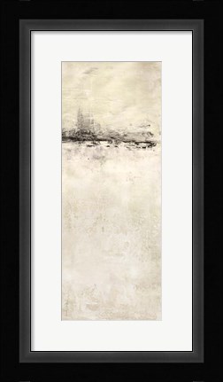 Framed Reflection in Ebony Panel II Print