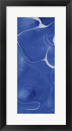Framed Blue Marble Panel Trio II Print