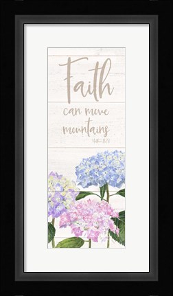 Framed Abundant Blooms Panel I Print