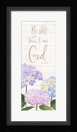 Framed Abundant Blooms Panel II Print