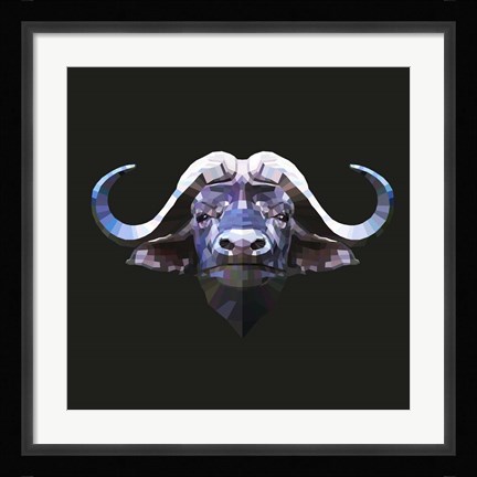 Framed Bull Print