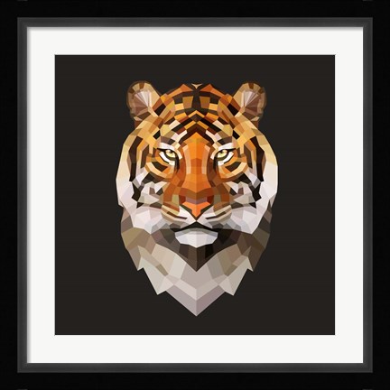Framed Tiger Print