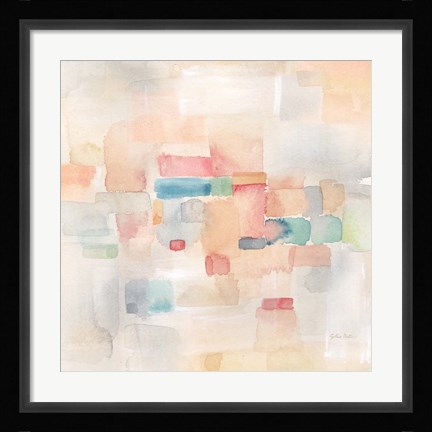 Framed Desert Dreams Square I Print