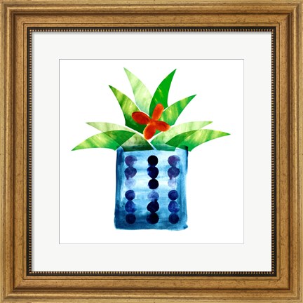 Framed Colorful Cactus VII Print