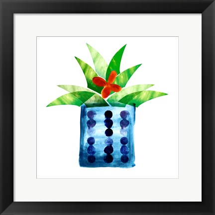 Framed Colorful Cactus VII Print