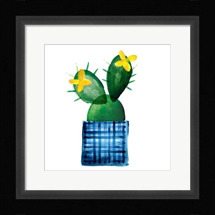 Framed Colorful Cactus VIII Print