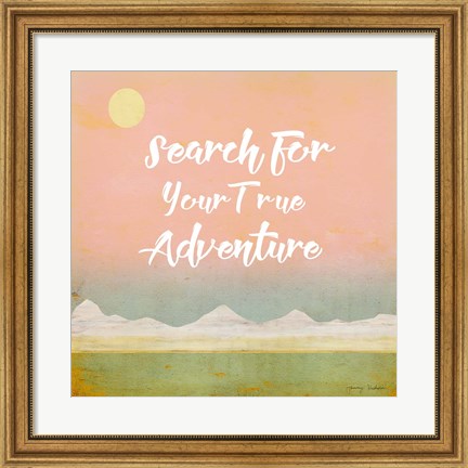 Framed Search for Adventure II Print
