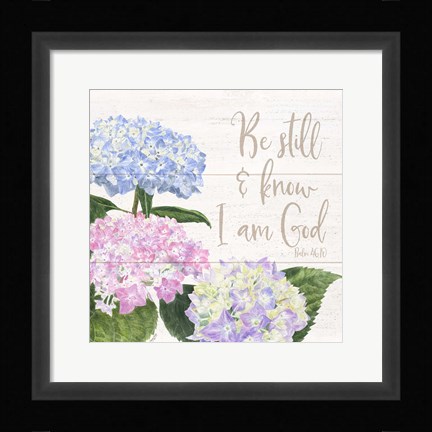 Framed Abundant Blooms I Print