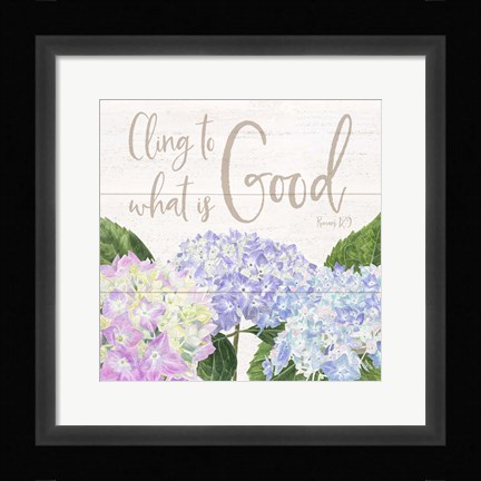 Framed Abundant Blooms II Print