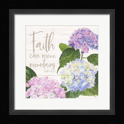 Framed Abundant Blooms III Print