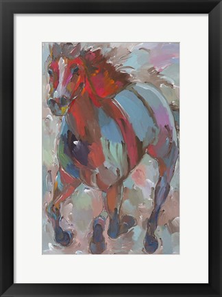 Framed Red Warrior Print