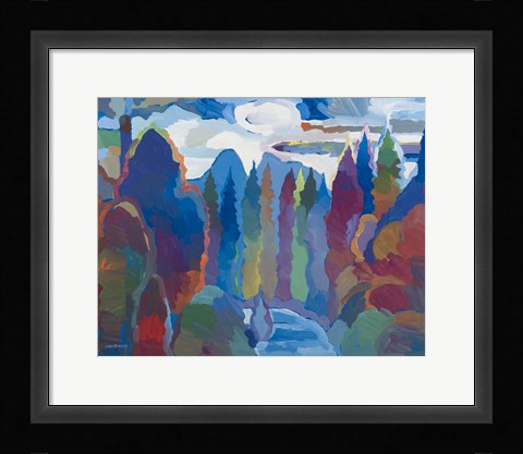 Framed Stream into Consciousness Print