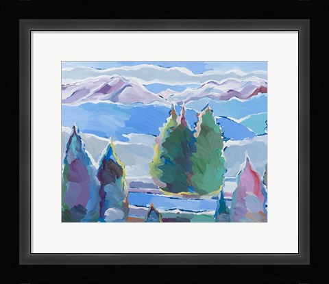 Framed Thoughts of Blue Print