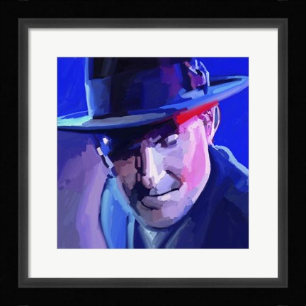 Framed James Taylor Pop Art Print
