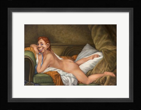 Framed Marie-Howdy O Doody Print