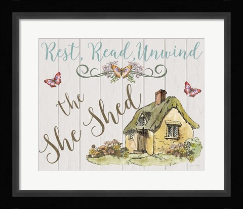 Framed She Shed - A Print