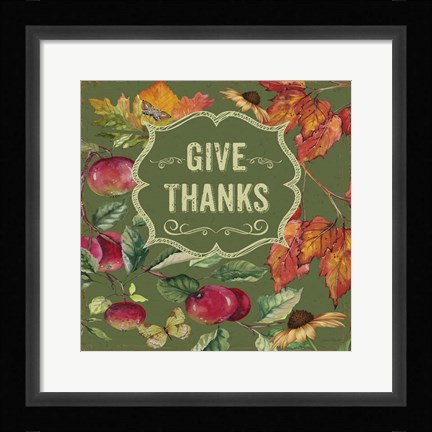 Framed Thanksgiving-K Print