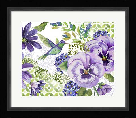 Framed Purple Passion Print