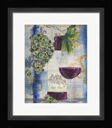 Framed Royal Wine I Print