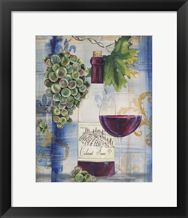 Framed Royal Wine I Print