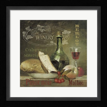Framed Winery Print
