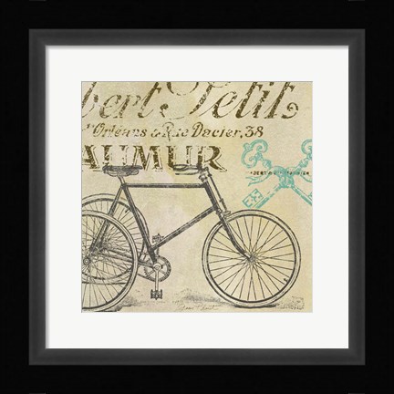 Framed Paris  -  Tricycle A Print