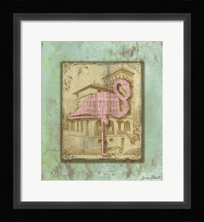 Framed Bird Silhouette 1 Print